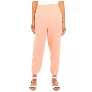 Wonderly | Cotton‎ Gauze Joggers | Peach | Women’s Size Medium